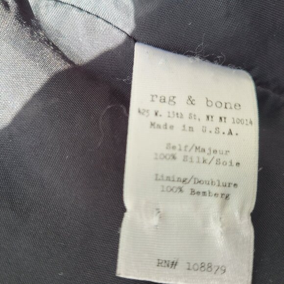 rag & bone 100% Silk Galaxy Print Dress size US 2 - Picture 7 of 7